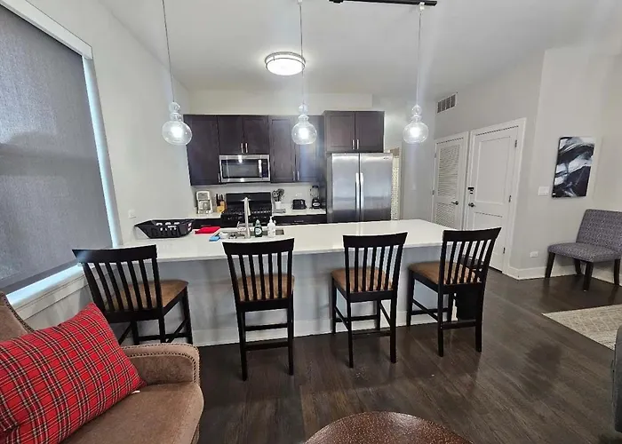 Spacious Modern Pilsen Retreat Sleeps 8 Near Downtown Chicago